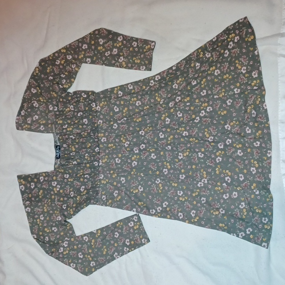 Jolie&Joy Floral Long Sleeve Dress